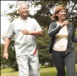 Picture of couple exercising