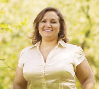 image of a young woman smiling