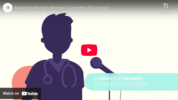Maternal Mortality Review Committee Discussion