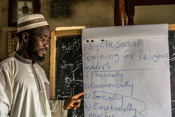 Sheik Ibrahim Sesay training Muslim leaders