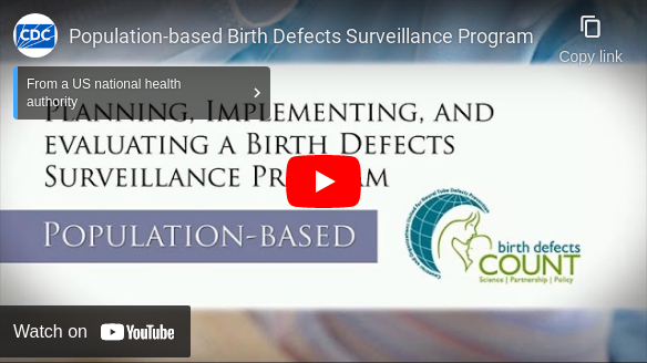 Birth Defects Surveillance Program - Population-based