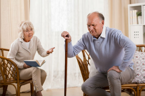 Photo of elderly couple