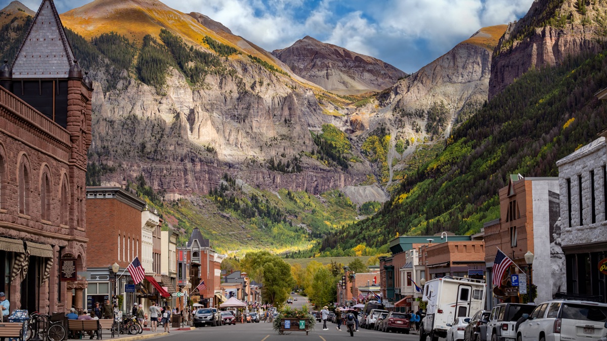 Skyline of a city in Montana