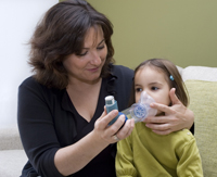 girl with asthma