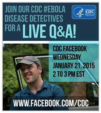 facebook photo advertising a facebook Q%26A on Jan 21st.