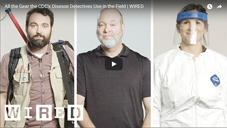 screenshot of wired video called the disease detectives