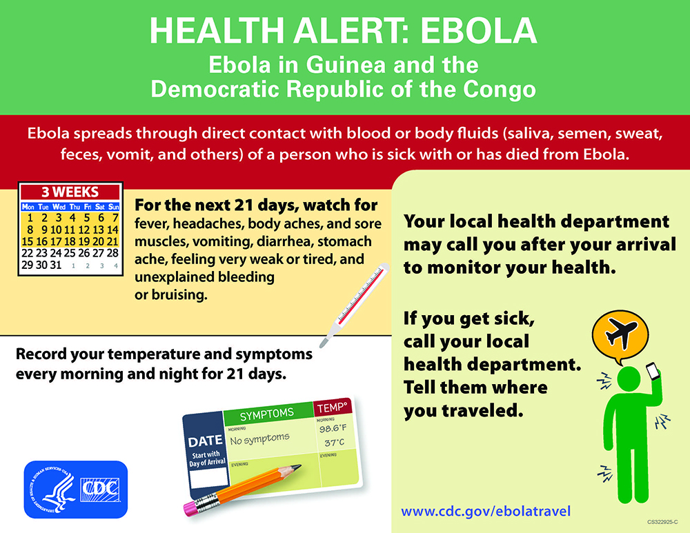 Health Alert: Ebola in Guinea and the DR of the Congo