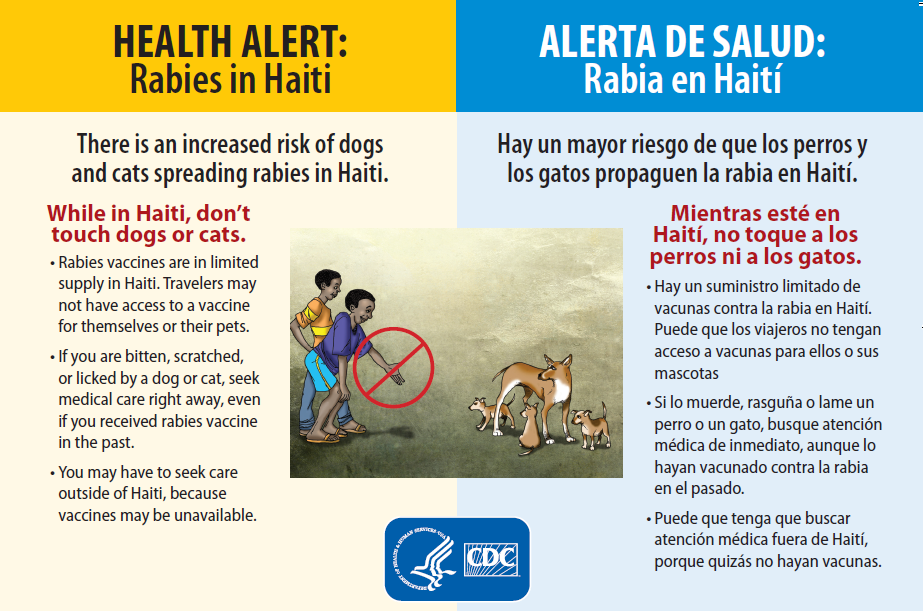 Rabies Health Alert: Rabies in Haiti