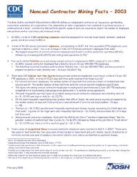 Image of publication Noncoal Contractor Mining Facts - 2003