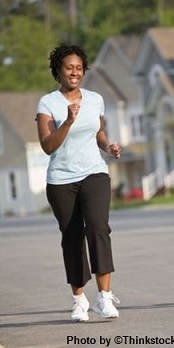 woman walking