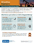 First page of Oil and Gas Employers: How to Prevent Fatigued Driving at Work