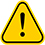 warning sign yellow, exclamation mark icon