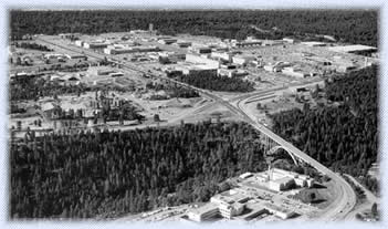 Arial view of the facility