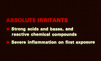 SLIDE 30 - Absolute irritants