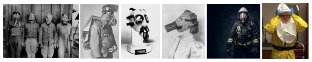 Respirators types over the years