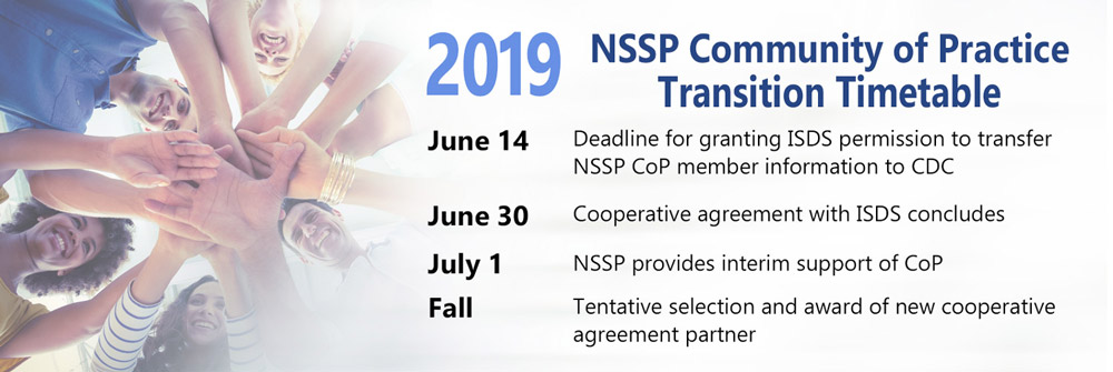 NSSP Community of Practice Transition Timetable