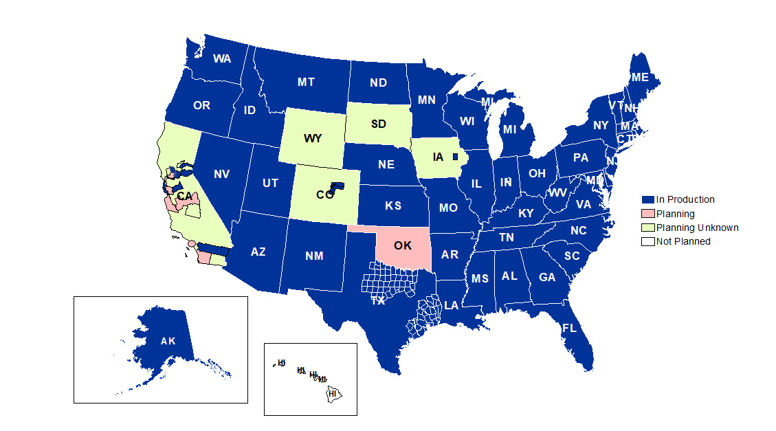 NSSP Participation Map