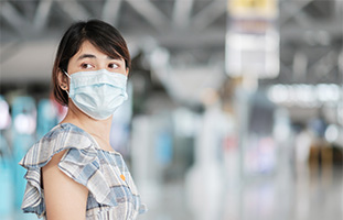 Adolescents at Doctor Office in Masks