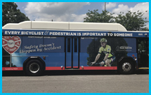 Photo showing a mass transit vehicle in Florida.