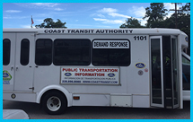 Photo showing a mass transit vehicle in Mississippi.