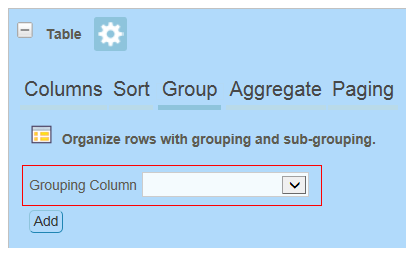 Grouping in Custom Reports