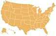 National U.S. map