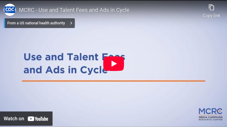 MCRC - Use and Talent Fees and Ads in Cycle